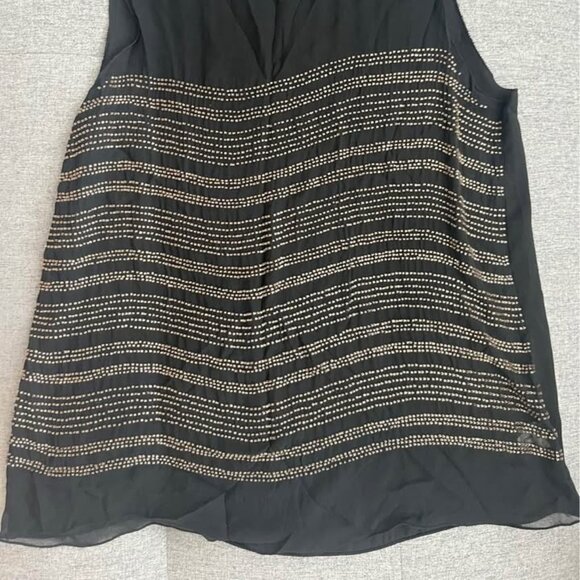 L’agence silk beaded tank top size M - Picture 4 of 4